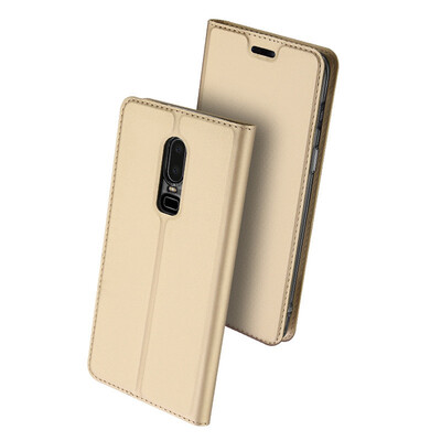 

Fashion Magnetic Voltage Flip Wallet Phone Case For One Plus 6 PU Leather Card Holder Stand Cover For oneplus 6