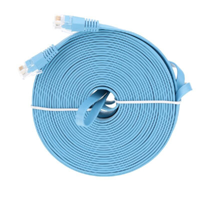

Durable 05m 30m Cat6 Ethernet Flat Cable RJ45 Computer LAN Internet Network Cord NF12