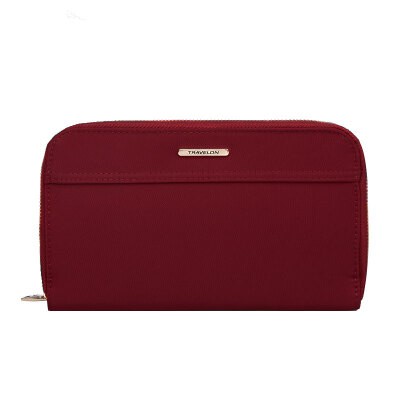 

TRAVELON Large Capacity Portable Travel Clutch Jewelry Bag Jewelry Storage Bag 43309 Pomegranate 240