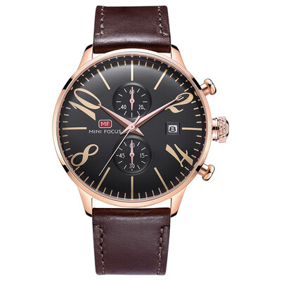 

BOFUTE Male Watches Business Watch Quartz Watches Calendar Waterproof Metal Mesh Belt Genuine Leather Strap 0135G