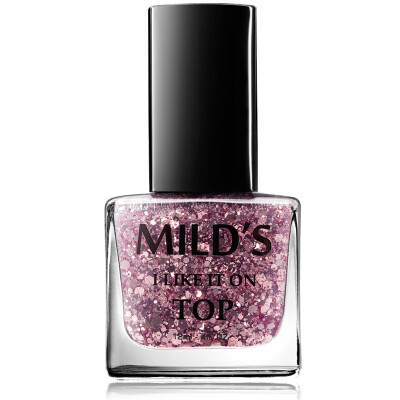 

Mild' (MILD') Tasteless Healthy Maternity Children Available Healthy Waterborne Strippable Nail Polish 12ml Champagne Sequin New & Old Packaging Random