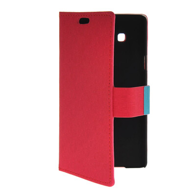 

MOONCASE Slim Leather Side Flip Wallet Card Slot Pouch with Kickstand Shell Back чехол для Samsung Galaxy A7 Red