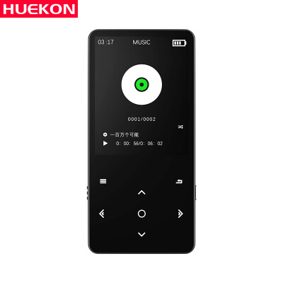 

HUEKON HK-M28 8G Bluetooth Sports MP3MP4 Music Player Mini Student Walkman E-book English Listening Card Outside Recording Pen Black