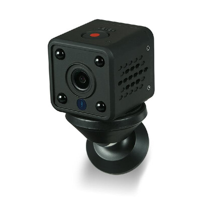 

HD 720P Mini Wireless WiFi IP Camera 28mm Lens 4PCS IR Lamps Night View IR-CUT Motion Detection P2P Onvif Phone APP Built-in Batt