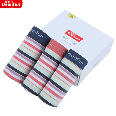 

Butterfly Ann Fens Underpants High Waist Stripe Pattern Modal Cotton Seamless Womens Boxer Shorts 3 Shorts Gift Box C  Code
