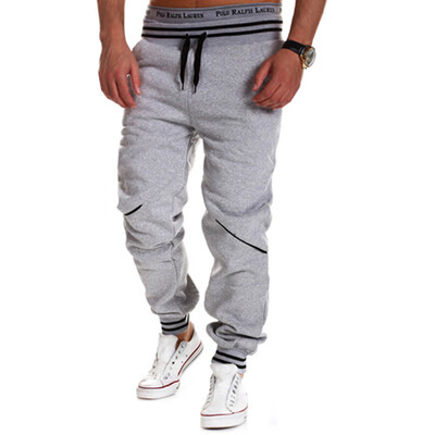 

CT&HF Men Single-Breasted Personality Handsome Sports Pants Fashion Leisure Pants Cotton Pure Color Slacks Hot Selling Pants
