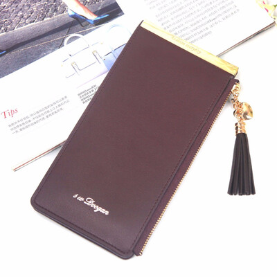 

LADIES Multi card wallet female long card bag PU leather large capacity card clip bank card bag