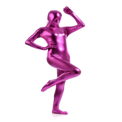 

24 Hrs Shipped Out Womens Metallic Full Bodysuits Womens Shiny Sexy Catsuit Fancy Dress Suitable for Halloween&Stage Performance