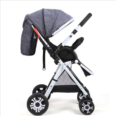 

High view baby stroller super light folding baby stroller can sit&recline in the stroller to avoid shock portable stroller can
