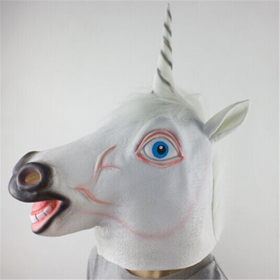 

Halloween Funny Mask Latex Cuff Animal Mask Headgear Party Props Rubber
