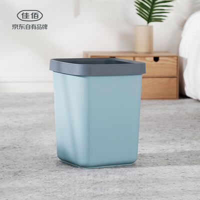 

Jiabai pressure ring plastic square trash can small square trash can 6L