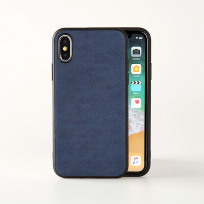 

Phone Cases For iPhone X Xs Max Cover Retro PU Leather Soft TPU Silicone Case For iPhone 6 6S Plus 7 8 Plus 7p 8p Shell