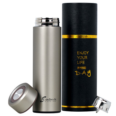 

Oro OAK Insulation Cup Business Stainless Steel Vacuum Men Women Water Cup 450ml Silver OX-8017
