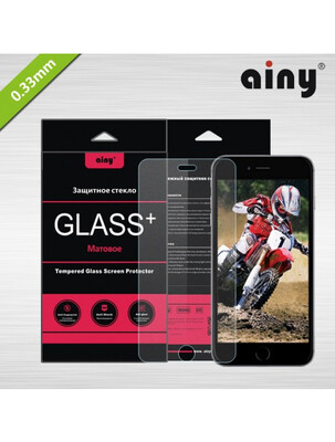 

Ainy 0.33mm Защитное Стекло screen protector для iPhone 5/5S/5С матовое