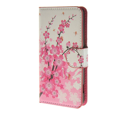 

MOONCASE Plum flower style Leather Side Flip Wallet Card Slot Stand Pouch чехол для Sony Xperia Z4 Compact (Mini) a06