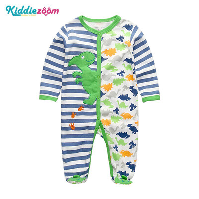 

Kiddiezoom Jumpsuit Long Sleeve Spring Autumn Baby Rompers Cotton Newborn 0-12Months Baby Clothes Stars Stripes Baby Supplies