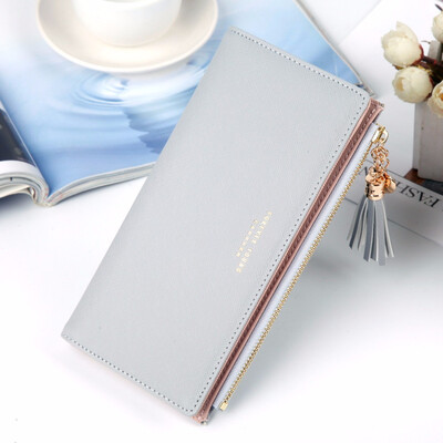 

Purse long female Japanese&Korean students Harajuku simple thin European American Harold small fresh two fold wallet
