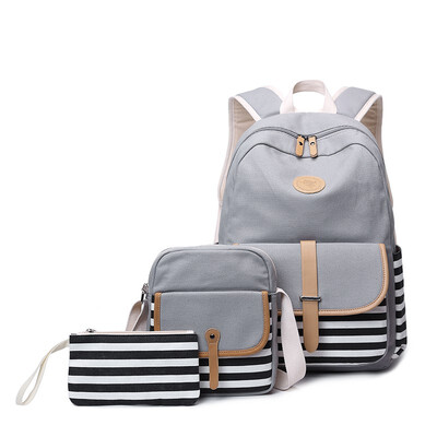 

2018 new simple female bag large capacity canvas bag Korean printing shoulder bag female middle school student bag