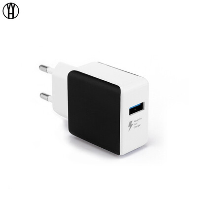 

WH QC20 Quick Charger USB Mobile Phone Charger QC20 Wall Charger 25A 18W Travel Adapter Fast Charging For Samsung Sony
