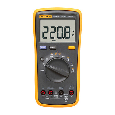 

Fluke 15B digital multimeter handheld multimeter automatic range with backlight instrumentation