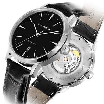 

Seagull watch business casual series single calendar automatic mechanical mens watch 819126006