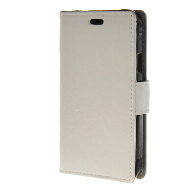 

MOONCASE Мягкая кожа PU Бумажник Флип карты отойти Кожаный чехол для Samsung Galaxy Xcover 3 G388F Белый