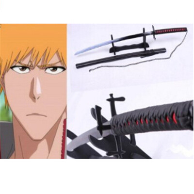 

Swords Valley Cosplay Bleach Ichigo Kurosaki Tensa Zangetsu 2nd Replica Sword Clay Tempered High Carbon Steel Full Tang Katana