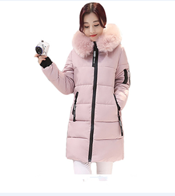 

2018 New Winter Womens designer cotton Coat women long down jacket cotton jacket Korean Slim cotton jacket plus size women clothin