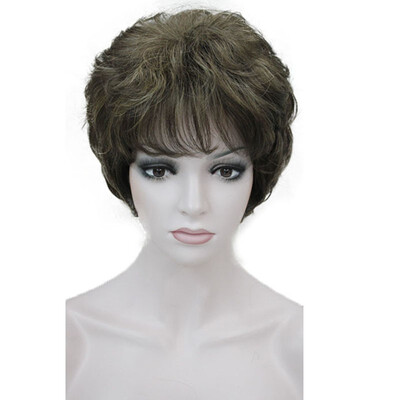 

StrongBeauty Short Layered Dark AuburnThick Full Synthetic Wig Womens Wigs COLOUR CHOICES