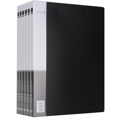 

Effective deli 33222 practical A4 folder set 6 box black