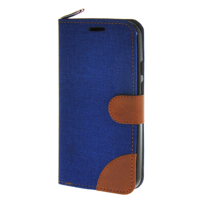 

MOONCASE Moto G 2nd Gen , Leather Wallet Flip Card Holder Pouch Stand Back Case Cover for Motorola Moto G 2nd Gen Dark blue