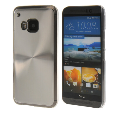 

MOONCASE Fashion CD Style Aluminium Metal Hard Case Cover for HTC One M9 Silver 01