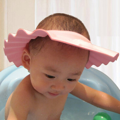 

mymei Baby Kids Children Soft Shampoo Bath Shower Cap Hat Wash Hair Shield 3 Colors