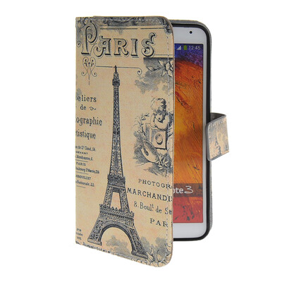 

MOONCASE Pattern Style Leather Side Flip Wallet Card Slot Pouch Stand Shell Back ЧЕХОЛ ДЛЯ Samsung Galaxy Note 3 N9000