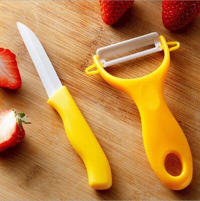 

Ceramic knife 2 piece factory direct selling fruit knife kitchen knife kitchen utensils