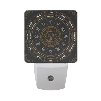 

ALAZA Constellation LED Night Light With Smart Dusk To Dawn SensorSet Of Symbol Signs Plug In Night Light