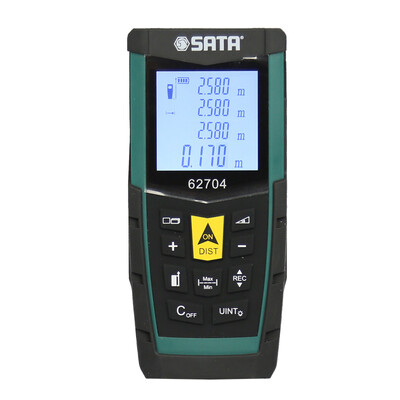 

SATA 62704 Handheld Laser Range Finder Infrared Measuring Instrument Electronic Ruler Room 60 Meters