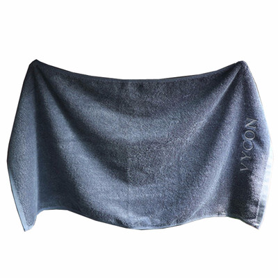 

Vycon white greyblue face towel adults exercise super soft 3778 pure cotton absorbent household sweat towel