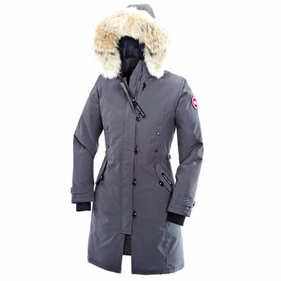

Women Fashion Overcoat Winter Coat Goose Womens Kensington Parka Goose Down Feather Jacket Coyote Fur Collar for Lady