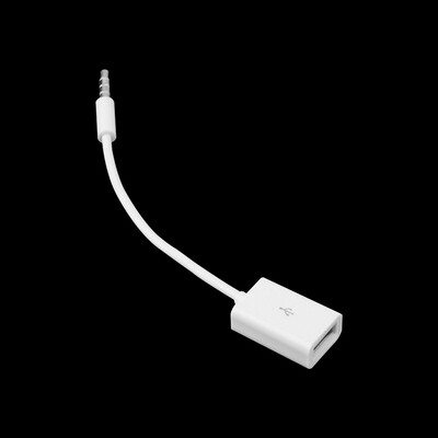 

3,5 мм Мужской аудио AUX Подключите разъем к USB 2.0 Женский конвертер кабельного шнура Автомобильный MP3