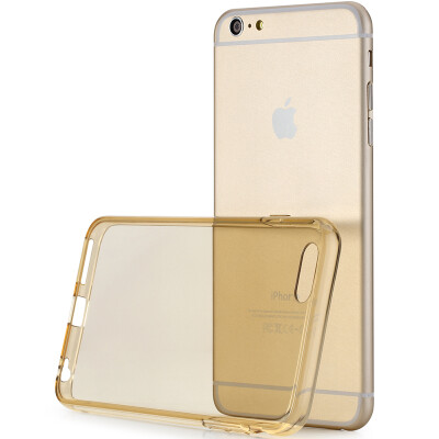 

Jingdong self Locke ROCK Apple iPhone6 ​​plus 6s plus phone shell TPU slim silicone soft cover protective shell mobile phone sets through gold