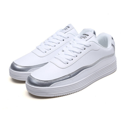 

Spring tide shoes white shoes male Korean version of the trend wild flat white shoes mens shoes