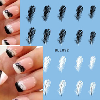 

ROSALIND Stickers For Nails DIY Feather Decals Foil Polish Nail Tool