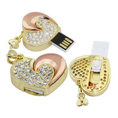 

4GB 8GB 16GB 32GB 64GB 128GB Heart Model USB Drive Flash Drive Pen Drive Memory Stick USB Stick USB Flash Disk Thumb Drive U Disk