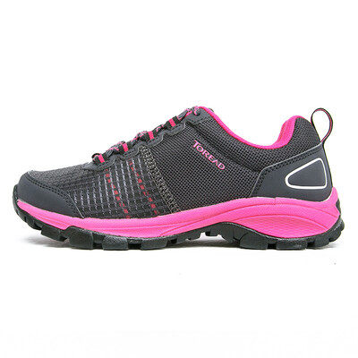 

Pathfinder TOREAD walking shoes outdoor autumn&winter couples non-slip wear-resistant casual shoes KFAG92355 carbon black rose red female 39