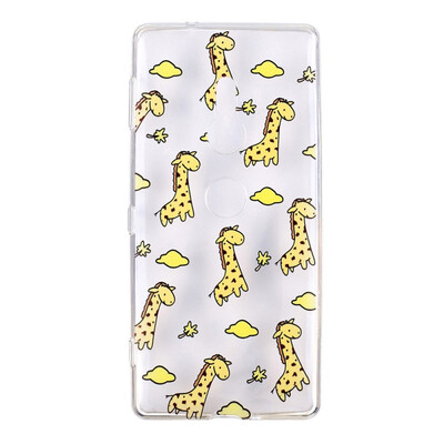 

MOONCASE Sony Xperia XZ2 High Translucent TPU-Giraffe