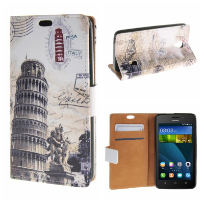 

MOONCASE for Huawei Ascend Y635 Case Flip Wallet Card Slot Stand Leather Folio Pouch Case Cover /a12