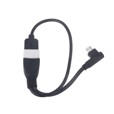 

White 28cm USB 2.0 Male+Micro 5 Pin Male to USB Female Host OTG Converter Cable