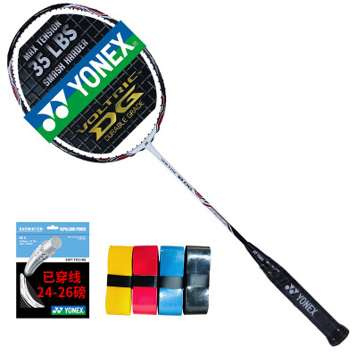 

Yonex YONEX badminton racket VT-10DG offensive 35 high pound single shot white red hand gel has threaded around 24-26 pounds