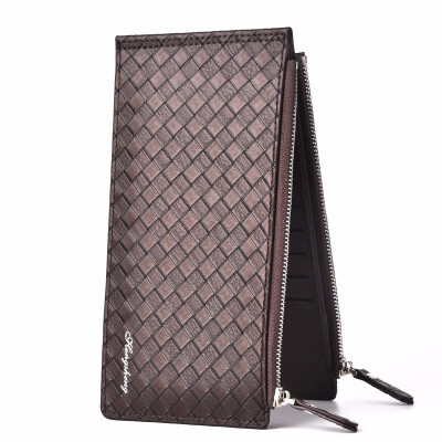 

Korean multi card wallet male long large capacity thin double zipper mens wallet wallet bag